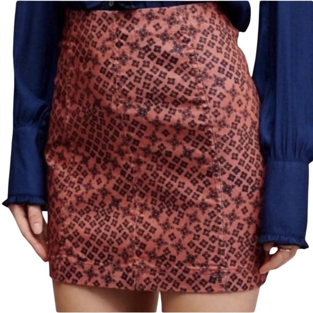 Free People Boho High Waisted Mini Skirt